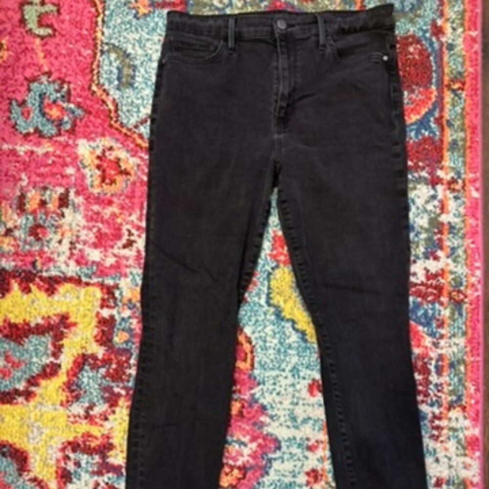 Sam Edelman “The Stiletto” High Rise Skinny Ankle Black Jeans